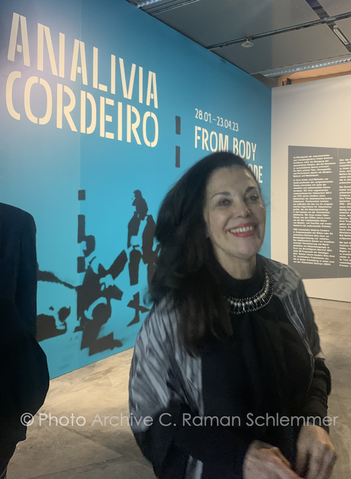 Analivia Cordeiro with C. Raman Schlemmer