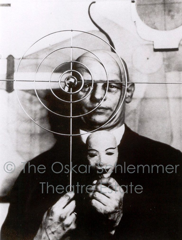 Oskar Schlemmer Mask Portrait