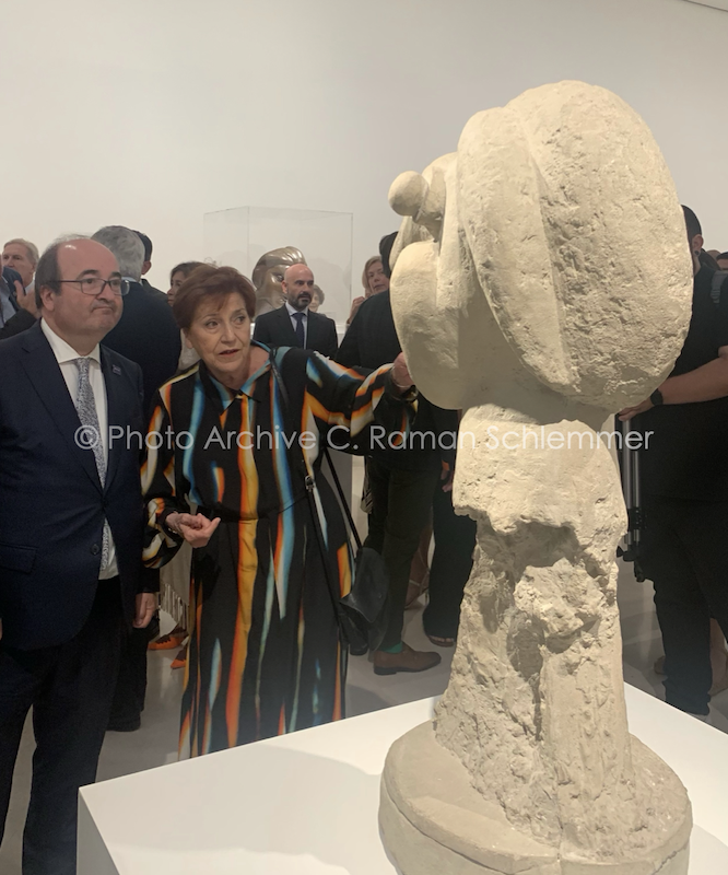 Picasso Sculptor — Matter and Body exhibition, Guggenheim Bilbao, with Minister of Culture Spain Miquel Iceta